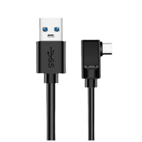 Farsue kabel Usb Tipe c, sudut kualitas tinggi 3.0 a untuk VR