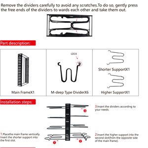 Organisateur <span class=keywords><strong>de</strong></span> couvercles <span class=keywords><strong>de</strong></span> casseroles en métal robuste, support réglable et extensible pour couvercles <span class=keywords><strong>de</strong></span> casseroles, pour armoire <span class=keywords><strong>de</strong></span> cuisine, comptoir, rangement <span class=keywords><strong>de</strong></span> garde-manger - Product Image 6