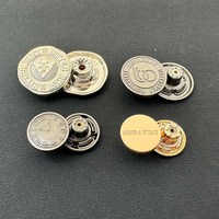 Kangsheng Conception personnalisée Rhinestone Décoration Jean Bouton Matériau écologique Bouton en laiton pour Jean Accessoires