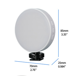 Lumière d'appoint magnétique RGB 360° °   Lumière LED rotative à luminosité réglable, rechargeable, longue autonomie pour téléphone, appareil photo, vlog et diffusion en direct - Product Image 5