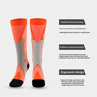 Chaussettes de sport Wish les plus vendues pour le football et le cyclisme en plein air - Chaussettes de compression pour hommes et femmes