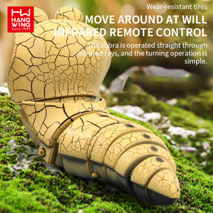 Juguetes de animales de radiocontrol con luces infrarrojas Q Cobra insecto plástico remoto Rc divertido nivel infrarrojo serpiente juguetes para mascotas - Product Image 4