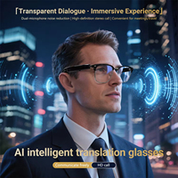 Gafas Inteligentes F20 con Traducción IA 2025, Traductor en Tiempo Real para Música y Llamadas, Más de 100 Idiomas