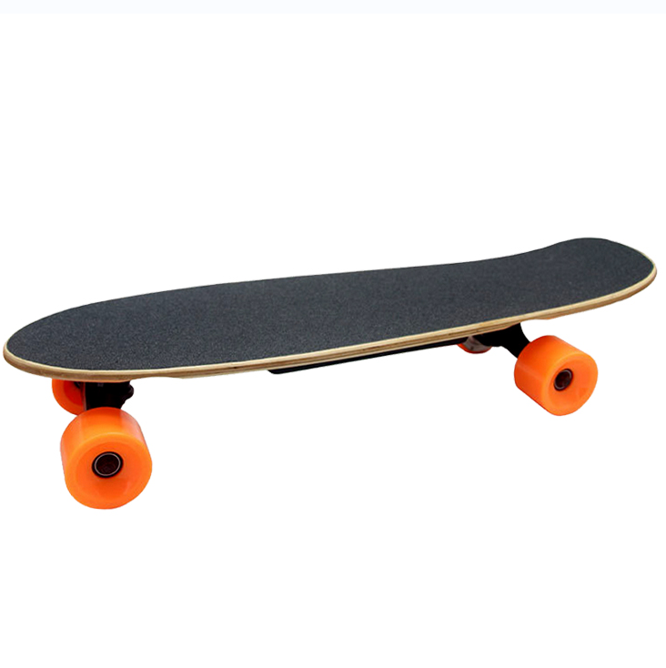 Barato 4 ruedas Longboard monopatín eléctrico patín rápido mini monopatín eléctrico para niños