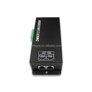 Decoder DMX512 8A <span class=keywords><strong>RGB</strong></span> Berkualitas Tinggi, Driver <span class=keywords><strong>Dimmer</strong></span> <span class=keywords><strong>LED</strong></span> 3CH 12V/24V dengan Layar Digital, Casing Besi, Pengontrol <span class=keywords><strong>DMX</strong></span> untuk Lampu Panggung - Product Image 3