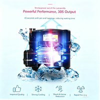 Distributeur automatique de crème glacée intelligent, entièrement automatique, robotisé, multi-saveurs, personnalisable pour les lieux publics