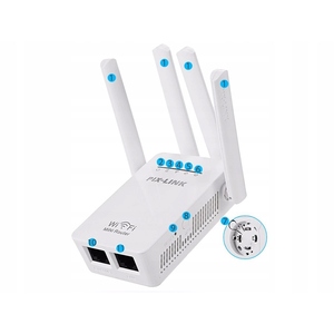เราเตอร์ไร้สาย Pix-Link Wi-Fi Mini Router 300Mbps แบบดูอัลแบนด์ พร้อมเสาอากาศ 4 ต้น สำหรับใช้งานที่บ้านและสำนักงาน - Product Image 3