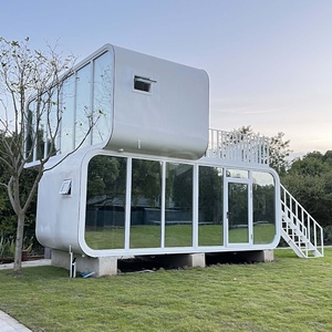 Internet người nổi tiếng Apple cabin đúc sẵn thép dân cư văn phòng di động cho thu hút khách du lịch đường phố thương mại - Product Image 1