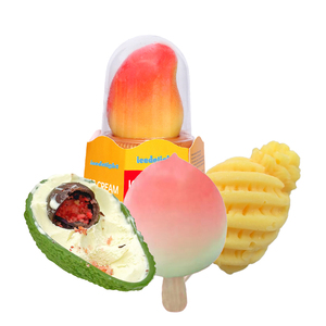 Oem Chất lượng cao xoài BƠ ĐÀO chanh hình dạng trái cây Hương vị kỳ lạ sô cô la Popsicle hộp kem - Product Image 1