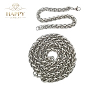 Ensemble collier chaîne Dragon Bone et bracelet panier de fleurs pour hommes, pour l'approvisionnement en détail, bijoux de mode Hip Hop
