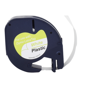 Ruban d'étiquettes en plastique compatible LT pour <span class=keywords><strong>Dymo</strong></span> <span class=keywords><strong>Letratag</strong></span> 91331 S0721660 12mm * 4m pour <span class=keywords><strong>DYMO</strong></span> <span class=keywords><strong>LetraTag</strong></span> 200b LT-100H LT-100T <span class=keywords><strong>étiqueteuse</strong></span> - Product Image 5