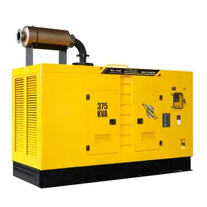 Generador de silenciador diesel refrigerado por agua de 300KW de marca Hi-earns