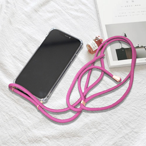 เคสโทรศัพท์แบบใสกันกระแทกพร้อมสายคล้องคอสำหรับ <span class=keywords><strong>iPhone</strong></span> 11 Plus แบบสะพายข้าง - Product Image 1