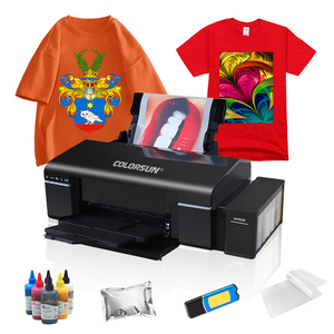 Impresora DTF de Inyección de Tinta Plana L805 para Camisetas, Máquina de Impresión Textil con Película PET y Tinta L1800 en Oferta - Product Image 1