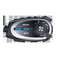 Casque de moto Q29 avec caméra 1080P 30FPS, talkie-walkie 500M pour appels, suppression du bruit, étanche et anti-poussière