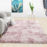Offre Spéciale couleur unie tapis doux tapis de sol en peluche grands tapis imperméables pour salon