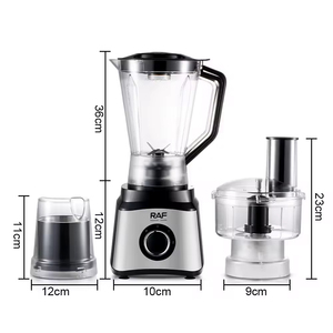 Licuadora de Vidrio de Alta Velocidad de 600 W, Licuadora de Frutas, Licuadora de Jugos, Máquina de Cocina de Acero Inoxidable, Exprimidor Dos en Uno - Product Image 2
