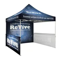 Gazebo Lipat Desain Khusus untuk Taman, Tenda Balap Promosi, Tenda Pop-up Digital Anti Api dan Tahan Angin, Hadiah Pameran Dagang