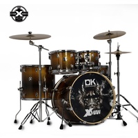 Batterie de jazz professionnelle portable, instrument de percussion, batterie acoustique pour batteur