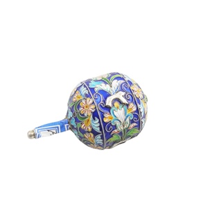 Jeu de rôle hanukah et judaike en argent massif, émail, 30mm, ED031 - Product Image 4