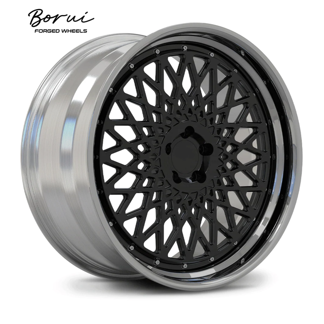 Borui Forged Wheels Custom Classic Racing Car Wheels 18-28 Inch Three and Two Piece Forged Alloy Wheels Direct From Factory