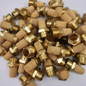 Filtro Silenziatore Pneumatico Sinterizzato in Polvere di Rame Bronzo Serie BSL-A a Forma Conica - Product Image 1