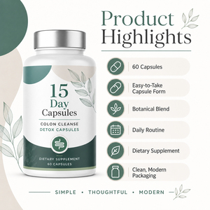 Nueva Cáscara Sagrada Natural, Hoja de Senna, 30 Cápsulas, Limpieza de Colon, Desintoxicación, Apoya la Inmunidad, Salud Intestinal, Orgánico, Vegano, Bajo en Grasas para Adultos - Product Image 3