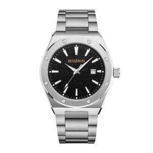 Reloj de Pulsera de Cuarzo Casual para Hombre, Regalo de Navidad, Venta al por Mayor de Fábrica, Joyería de Moda, Acero Inoxidable, Movimiento Japonés - Product Image 4