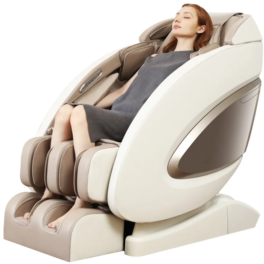 Cadeira elétrica perfeita para massagem, de corpo inteiro, massageador com tv