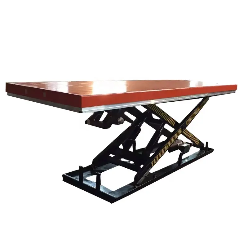 Piattaforma da tavolo di sollevamento idraulica a forbice ODM con capacità di 1-4 tonnellate con ruote