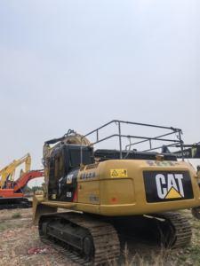 Excavatrice sur chenilles Caterpillar Cat329D d'occasion, 29 tonnes, moteur PLC, boîte de vitesses, roulement et pompe, 152 kW, testée, inspectée, prix bas, modèle 2023 - Product Image 4