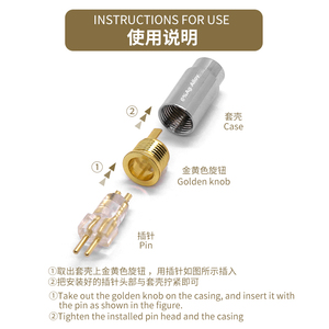<span class=keywords><strong>OAX</strong></span> nuevo auricular hembra Pin enchufe para Ie200 Ie600 Ie900 A2DC N5005 DIY reparación conector de auriculares - Product Image 4