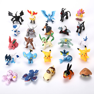 Vente en gros de <span class=keywords><strong>25</strong></span> pièces/ensemble de figurines <span class=keywords><strong>Pokémon</strong></span> de 3 à 6 cm, mini jouet pour enfant, cadeau, figurine d'action en PVC de dessin animé pour enfants, ensemble de figurines - Product Image 3