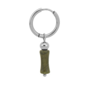 Nouveauté 2026 : Boucles d'oreilles pendantes unisexe en acier inoxydable, design de niche populaire à motif bambou, style vintage, bijoux de mode, vente en gros - Product Image 6