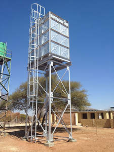 소방 농업 HDG 스틸 타워가있는 물 저장 탱크 - Product Image 2