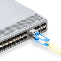 QSFP-40G-PLRL4 Host FEC QSFP + 1310nm 2km DOM MPO-12/APC SMF modul Transceiver serat optik