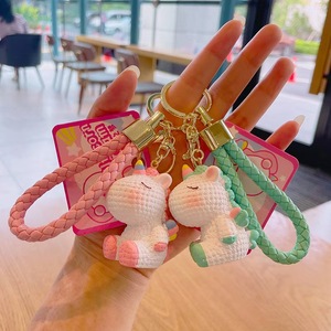 ใหม่พวงกุญแจพีวีซียูนิคอร์นพวงกุญแจ3D ยางการ์ตูนยูนิคอร์นพวงกุญแจแฟชั่นกระเป๋าโทรศัพท์อุปกรณ์เสริมจี้ยูนิคอร์นพวงกุญแจสำหรับเป็นของขวัญ - Product Image 2