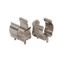 Supports de connecteurs d'ions noirs ronds cylindriques secs de haute qualité Clip de batterie en argent avec accessoires d'alimentations à fusible