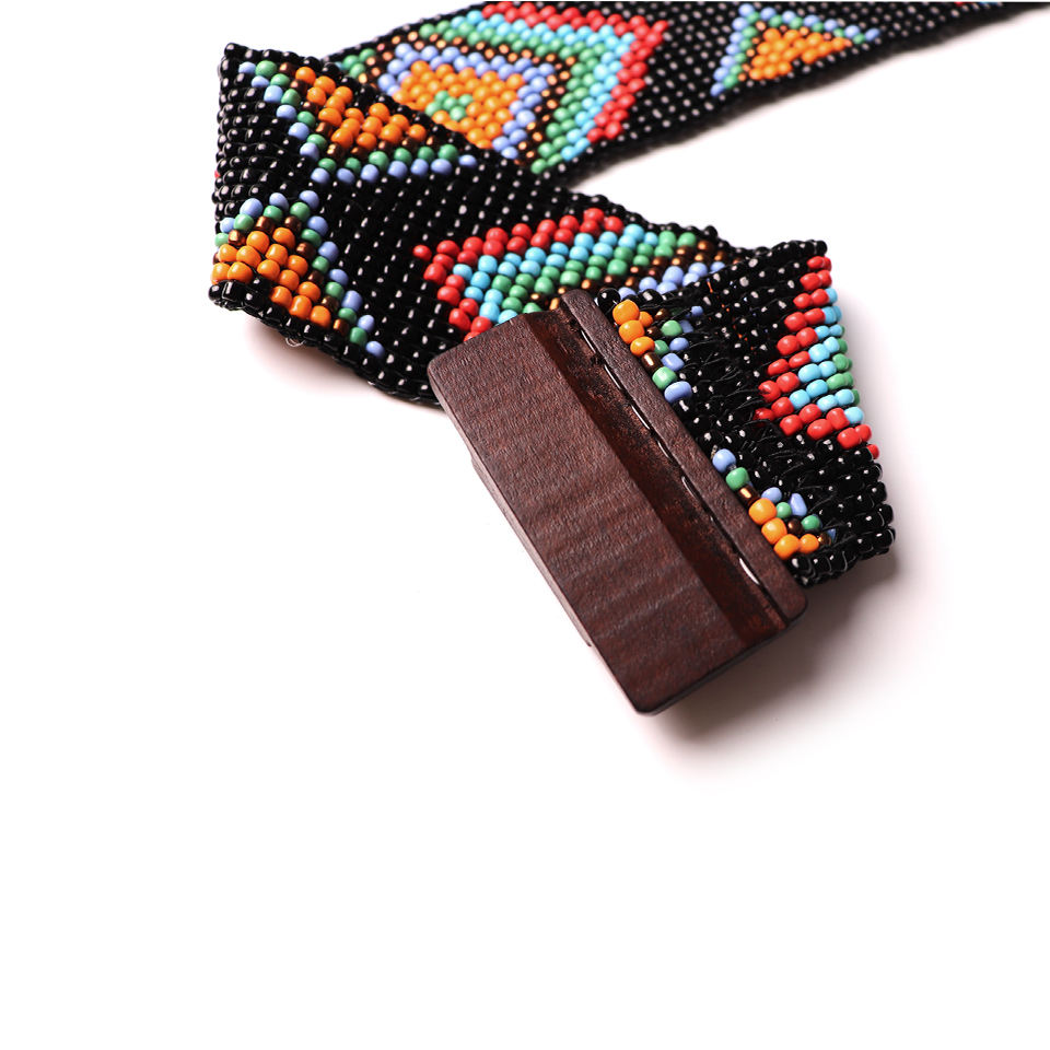 Shop Our Collection of Wood Buckle Women's Beaded Belts
