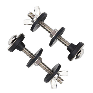 Vis de fixation pour réservoir de toilettes Aojiele M6 en acier inoxydable 304 avec rondelles en caoutchouc pour accessoires de réservoir d'eau de salle de bain - Product Image 5