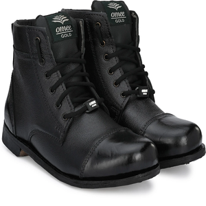 Men Genuine Leather Lace Up Boots Durable Ankle Boots Anti Slip Sole Soft Comfortable Casual Outdoor Footwear - Product Image 1