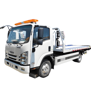 Camion de remorquage de marque célèbre ISUZU 6 tonnes, camion de remorquage moyen bon marché, plate-forme de remorquage routier, camion de remorquage à télécommande, dépanneuse chinoise à vendre - Product Image 1