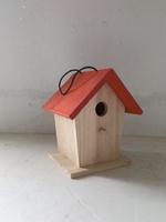 En gros écorce naturel maison d'oiseau en bois/volière