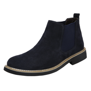 <span class=keywords><strong>Bottines</strong></span> <span class=keywords><strong>Chelsea</strong></span> classiques en cuir véritable pour hommes, <span class=keywords><strong>bottines</strong></span> courtes en daim à tige haute, antidérapantes, hauteur de la cheville, hiver, été, automne, tailles 38-46 - Product Image 1
