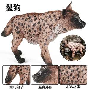 El modelo de animal sólido para niños yxs simula el juguete del zoológico hiena manchada Coyote <span class=keywords><strong>africano</strong></span> - Product Image 4