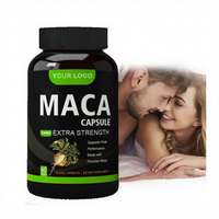 VitaSpring OEM Capsules de racine de maca, complément énergétique, maca noire 750 mg, 60 capsules, capsules de racine de maca pour la santé des hommes