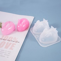 Moule en résine 3D en forme de lapin de pâques, lapin mignon, pour la décoration de la maison, 1 pièce