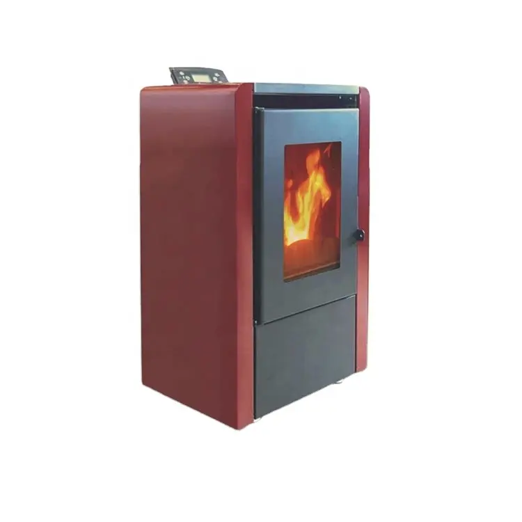 KM0602A Moderno Uso Doméstico Calefacción Biomasa Pellet Estufa Automática, mini Estufa de pellets