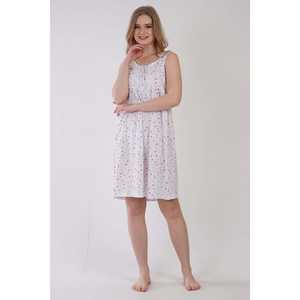 Chemise de nuit sans manches pour femme Quen, en tissu doux à motif rose cristal, tenue décontractée pour dormir - Product Image 6