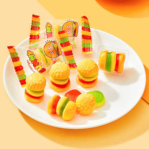 Caramelos de Goma Ácidos Multicolores con Sabor a Frutas en Forma de Palo, Personalizados al por Mayor de Fábrica OEM, Bolsa de 500g - Product Image 4